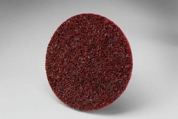3M Scotch-Brite SC-DS Roloc TS Surface Conditioning Quick Change Disc 13258 - 3 in - Aluminum Oxide - Medium