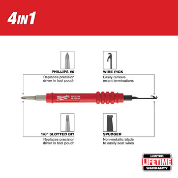 Milwaukee 48-22-2145 4-in-1 Multi-Pick Tool - Metal - 11.1 in - 34377