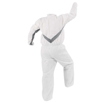 Ansell Kleenguard Chemical-Resistant Coveralls A30 46134 - Size XL - White