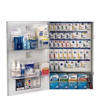 First Aid Only First Aid Cabinet - 16.5 in Length - Metal Case Construction - 092265-90834