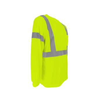 Global Glove FrogWear Reflective Shirt GLO-009 GLO-008LS - Lime - GLO-008LS 3XL
