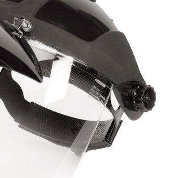 Sellstrom DP4 Clear Polycarbonate Face Shield Headgear - Ratchet Adjustment - 327380-19375