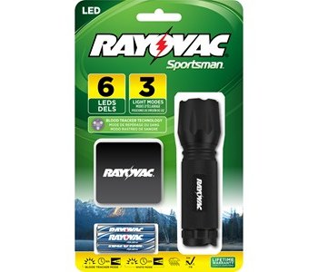 Picture of Rayovac SPBT3AAA-B Sportsman Flashlight (Main product image)
