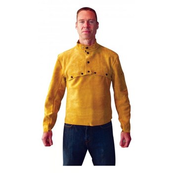 Picture of Tillman Bourbon brown Leather Welding Bib (Main product image)