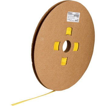 Picture of Brady Permasleeve Yellow Polyolefin Thermal Transfer PS-C-187-YL-J Continuous Thermal Transfer Printer Heat-Shrink Tubing (Main product image)