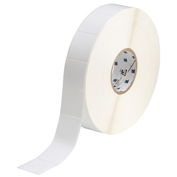 Picture of Brady Silver Nylon Thermal Transfer THT-186-499-3 Die-Cut Thermal Transfer Printer Label Roll (Main product image)