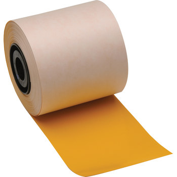 Picture of Brady Yellow Indoor / Outdoor Vinyl Thermal Transfer 120862 Continuous Thermal Transfer Printer Label Roll (Main product image)