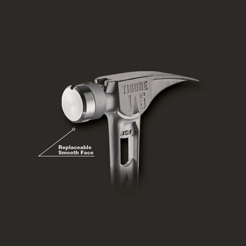 Milwaukee TIBONE Titanium Claw Hammer TIB15SC - Curved Handle - 15 oz Head
