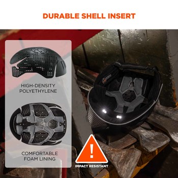 Ergodyne Skullerz LED Bump Cap 8965 23369 - Black