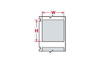 Picture of Brady Silver Polyester Thermal Transfer CL-517-969 Die-Cut Thermal Transfer Printer Label Roll (Main product image)