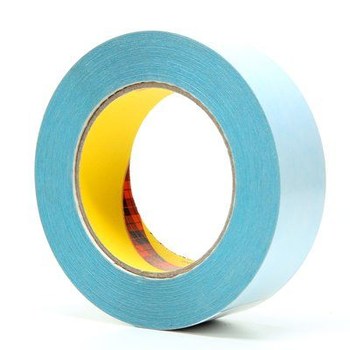 3M 9990N Blue Splicing & Core Starting Tape - 37.5 mm Width x 33 m Length - 5.5 mil Thick - Repulpable Paper Liner - 08066