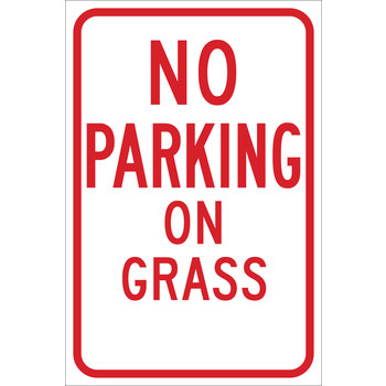 Picture of Brady B-959 Aluminum Rectangle White English Parking Restriction, Permission & Information Sign part number 115619 (Main product image)
