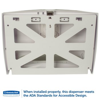 White Kimberly-Clark 09505 Personal Toilet Seat Cover Dispenser NEW 