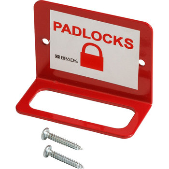 Picture of Brady Red Steel Padlock Station (Main product image)