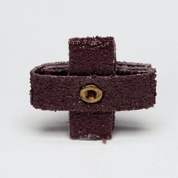 3M 341D 27368 Cross Pad - Aluminum Oxide - 1 in x 1 in - 60 - Medium