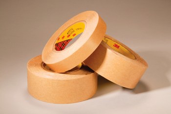 3M 9576 Clear Bonding Tape - 24 in Width x 60 yd Length - 4 mil Thick - Densified Kraft Paper Liner - 74287