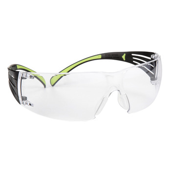 3M SecureFit 400 SF401AF Polycarbonate Standard Safety Glasses Clear Lens - Clear Frame - Anti-Scratch & Anti-Fog - Frameless - 078371-66211