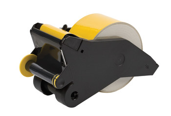 Picture of Brady Black on Yellow Reflective Thermal Transfer 64404 Continuous Thermal Transfer Printer Label Cartridge (Main product image)