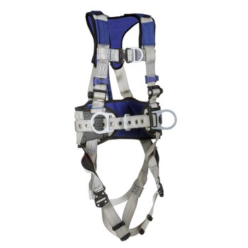 DBI-SALA ExoFit X100 Climbing, Construction, Positioning Body Harness 70804532755, Size Large, Gray - 18300