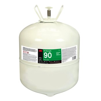 3M Scotch-Weld 90 Spray Adhesive Clear Aerosol 28.8 lb Cylinder - 41554