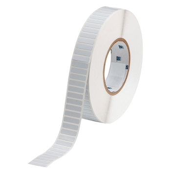 Brady UltraTemp THT-103-717-10 Die-Cut Printer Label Roll - 1 in x 0.25 in - Polyimide - White - B-717 - 92427