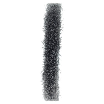 Weiler Wolverine 36265 Wheel Brush - 10 in Dia - Crimped Steel Bristle