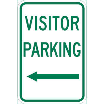 Picture of Brady B-555 Aluminum Rectangle White English Parking Restriction, Permission & Information Sign part number 124374 (Main product image)