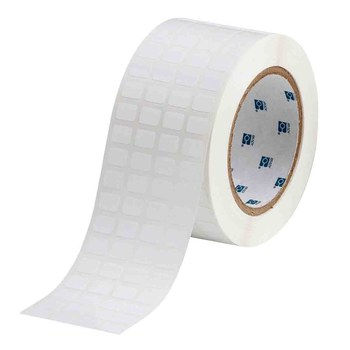 Picture of Brady White Polyester Thermal Transfer THT-148-422-10 Die-Cut Thermal Transfer Printer Label Roll (Main product image)