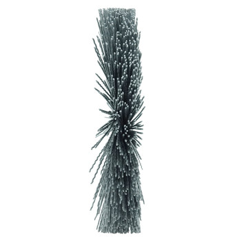 Weiler Nylox 20650 Wheel Brush - 8 in Dia - Crimped Round Nylon Bristle