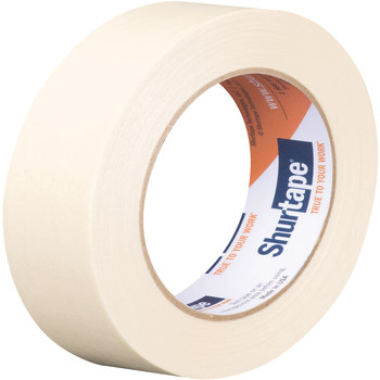 Shurtape CP 105 Natural Masking Tape - 24 mm Width x 55 m Length