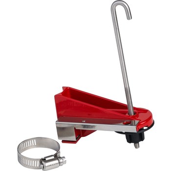 Picture of Brady Perma-mount Red Steel Ball Valve Lockout Device (Main product image)