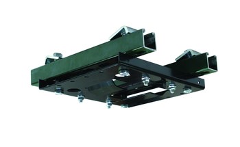 Picture of Reelcraft Industries 600370 Black Steel Cabinet Mounting Bracket (Main product image)