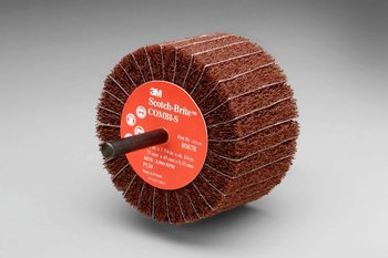 3M Scotch-Brite CB-ZS Flap Wheel 80678 - Aluminum Oxide - 3 in - Fine