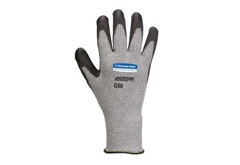 Picture of Ansell KleenGuard G60 Black/White 9 Dyneema/Glass/Spandex/Stainless Steel Cut-Resistant Gloves (Main product image)