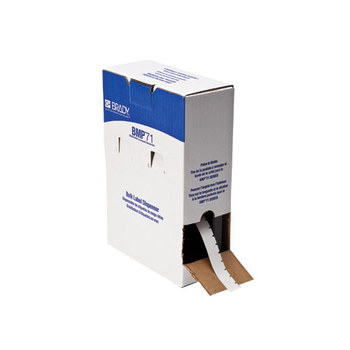 Picture of Brady White Polypropylene Thermal Transfer M71C-375-412 Continuous Thermal Transfer Printer Label Roll (Main product image)