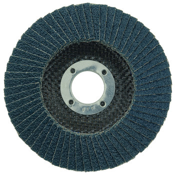 Weiler Wolverine Type 27 Flap Disc 31401 - Zirconium - 4-1/2 in - 36 - Very Coarse