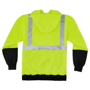 Ergodyne GloWear Sweatshirt Type R 21684 - Size Large - Lime/Black
