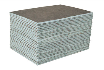 Picture of Sellars DuraSoak Heavy-Duty Gray Cellulose/Polyethylene/Polypropylene 23.5 gal Absorbent Pads (Main product image)
