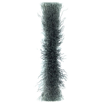 Weiler 00114 Wheel Brush - 4 in Dia - Crimped Steel Bristle