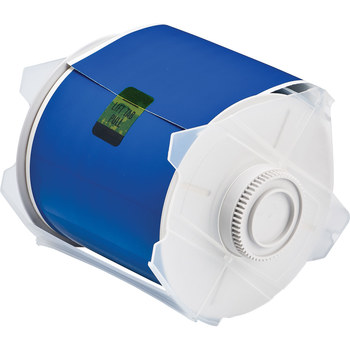 Picture of Brady Blue Indoor / Outdoor Polyester Thermal Transfer 76627 Continuous Thermal Transfer Printer Label Roll (Main product image)