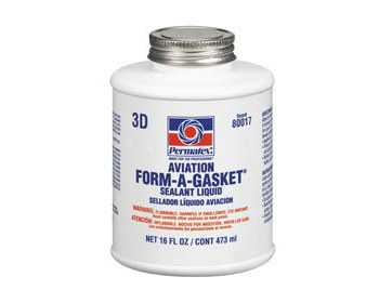 Permatex Form-A-Gasket 3D Gasket Maker Brown Liquid 16 fl oz Bottle - 80017