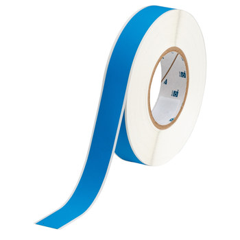 Picture of Brady Blue Self-Extinguishing Polyimide Thermal Transfer THT-259-472-BL Continuous Thermal Transfer Printer Label Roll (Main product image)