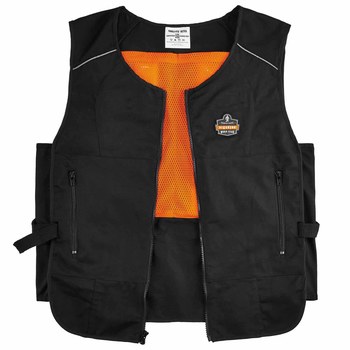 Ergodyne Chill-Its Cooling Vest 6255 12125 - Size Large/XL - Black