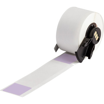 Picture of Brady Clear / Pink Self-Extinguishing, Self-Laminating Vinyl Thermal Transfer PTL-23-427-PL Die-Cut Thermal Transfer Printer Label Roll (Main product image)