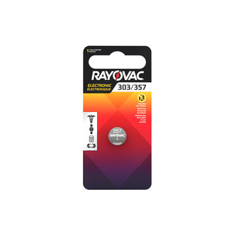 Picture of Rayovac 303/357-1ZMG Electronic Watch Battery (Main product image)
