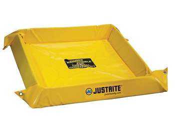 Picture of Justrite Yellow PVC 90 gal Portable Berm (Main product image)