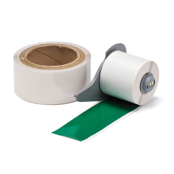 Picture of Brady Toughstripe Green Self-Laminating Polyester Thermal Transfer M71-2000-483-GN-KT Continuous Thermal Transfer Printer Label Roll (Main product image)