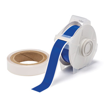 Picture of Brady Toughstripe Blue Self-Laminating Polyester Thermal Transfer 142169 Continuous Thermal Transfer Printer Label Roll (Main product image)