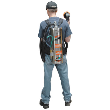 Dynabrade Raptor Vac Pneumatic Portable Vacuum System - Backpack Style - 30 in Overall Length - 16 in Height - 61472