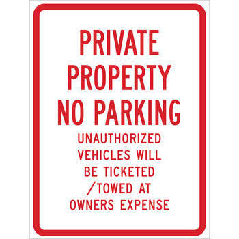 Picture of Brady B-959 Aluminum Rectangle White English Parking Restriction, Permission & Information Sign part number 115550 (Main product image)